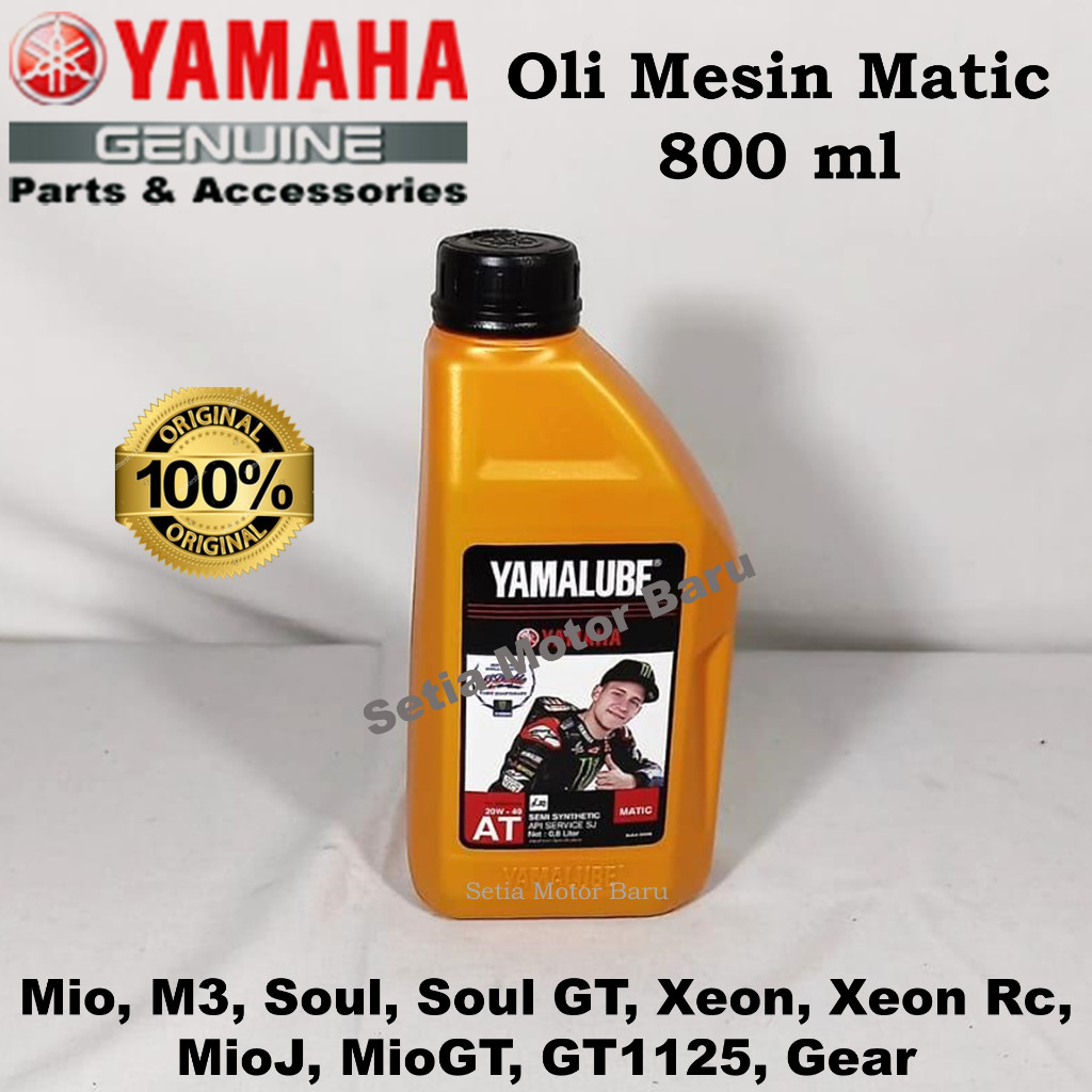 Yamalube Oli Mesin Oil Matic 800 ml Mio SoulGT Fino Xride Freego Gear Filano Fazio Asli Yamaha