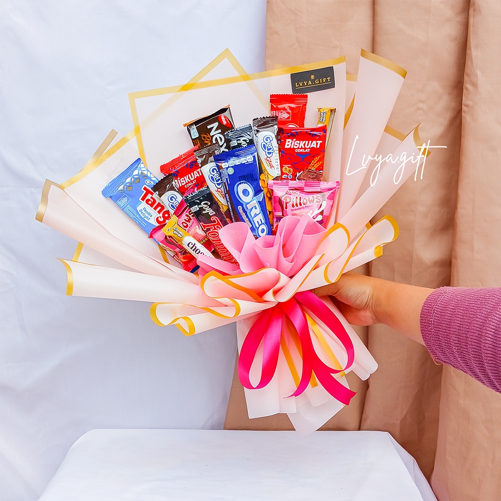 

LVYA.GIFT 4322 14 BUKET SNACK BIG SIZE MIX SNACK PREMIUM FOR GRADUATION BIRTHDAY ANNIVERSARY