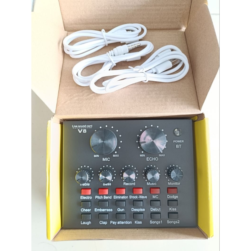 Singing Live Sound Card V8