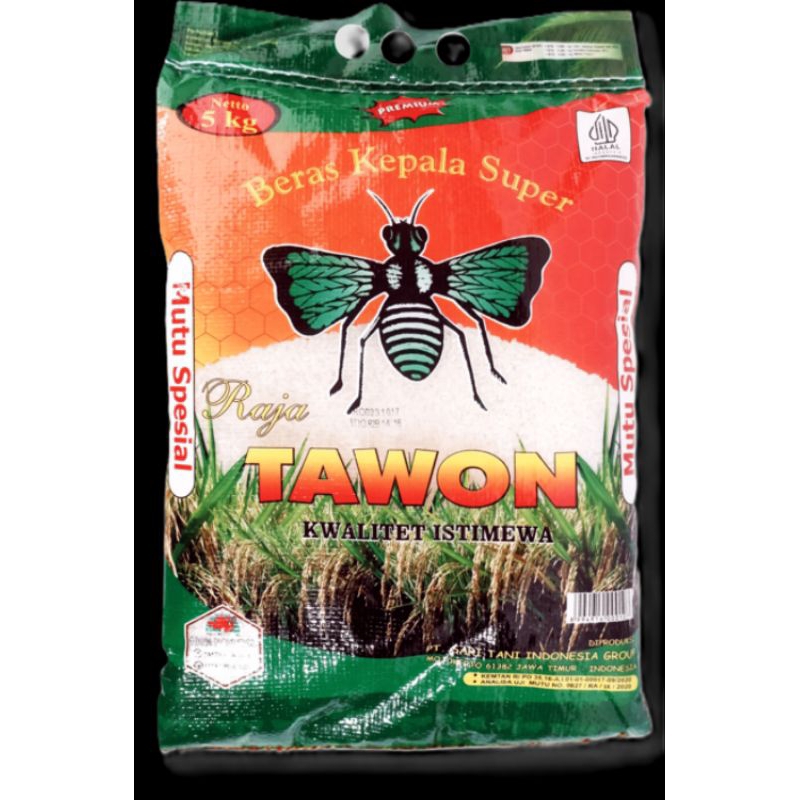 

Beras Premium Raja Tawon Ijo 5kg