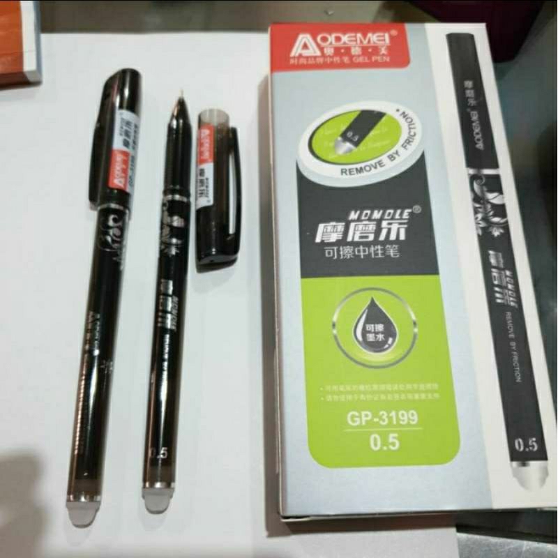 

Eraseable Pulpen Pen AOdemei GP 3199 / Pulpen Aodemei Eraseable Tinta Bisa Dihapus / Harga Satuan