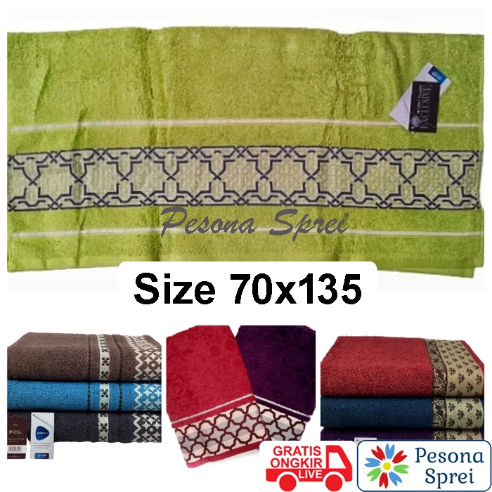 HANDUK TERRY PALMER 70x135 SERAT BAMBU MORNING WHISTLE UKURAN 70x135/HANDUK BAMBU 70x135