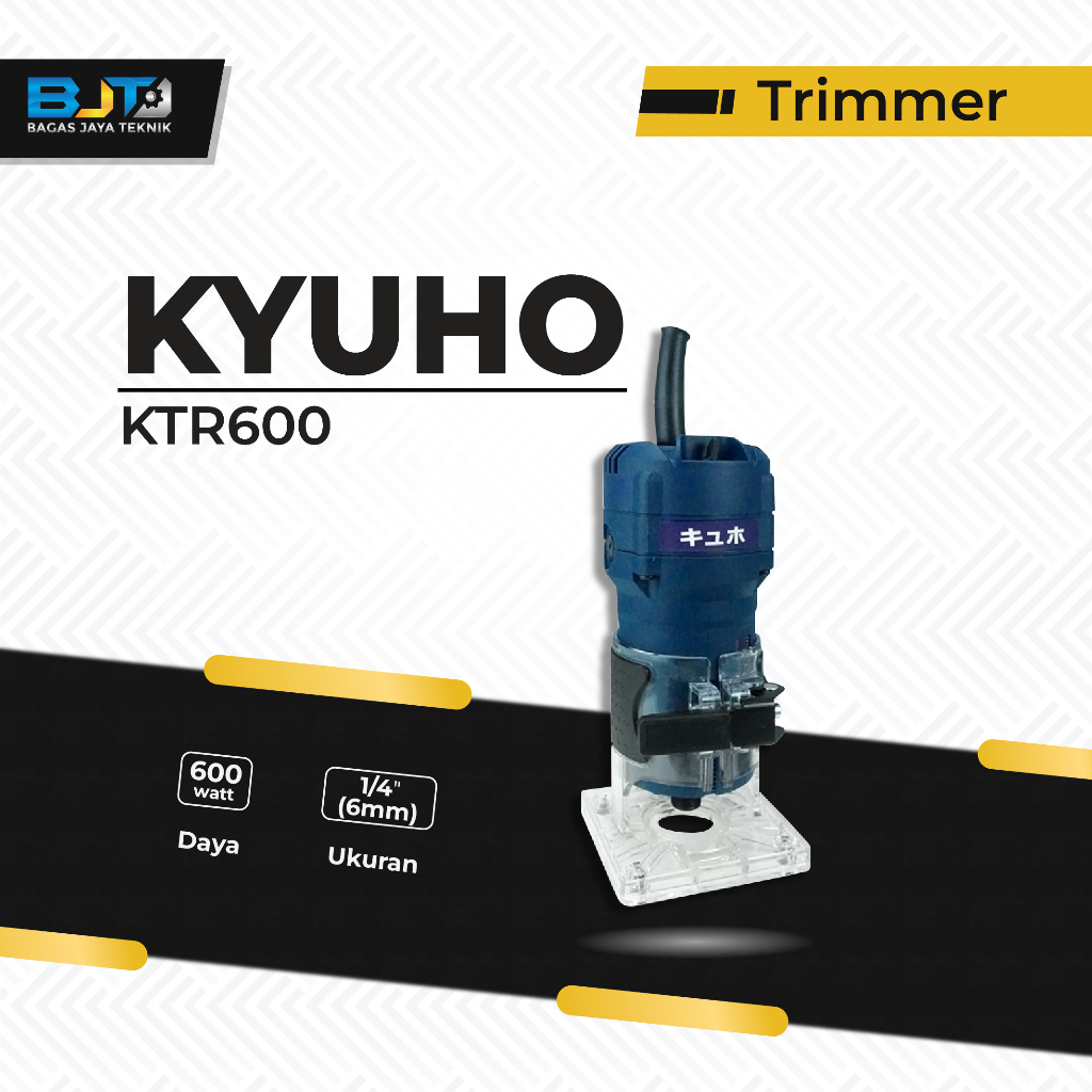 Mesin Trimmer/Mesin Profil Kayu Router KYUHO KTR600