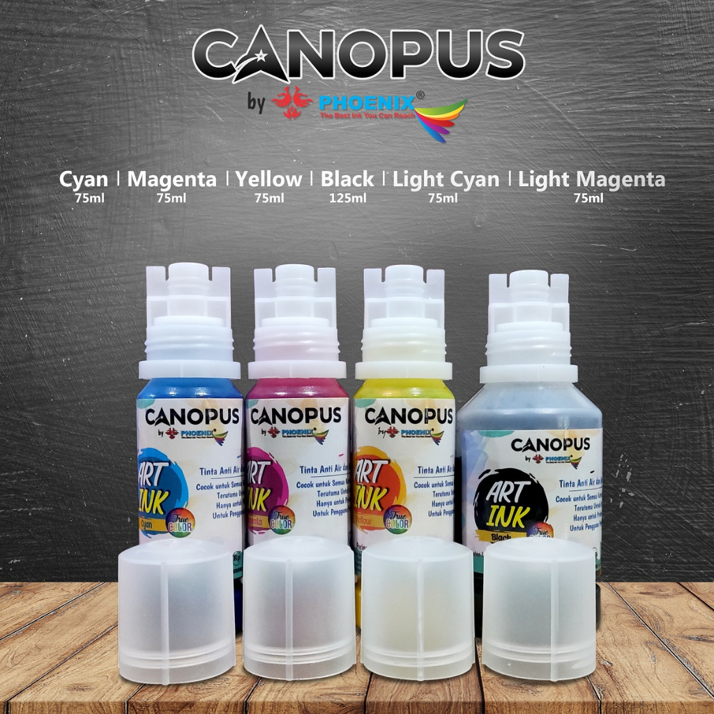 Tinta Art Paper Canopus untuk cetak di kertas art paper / kertas stiker / kertas glossy / DIY Stiker
