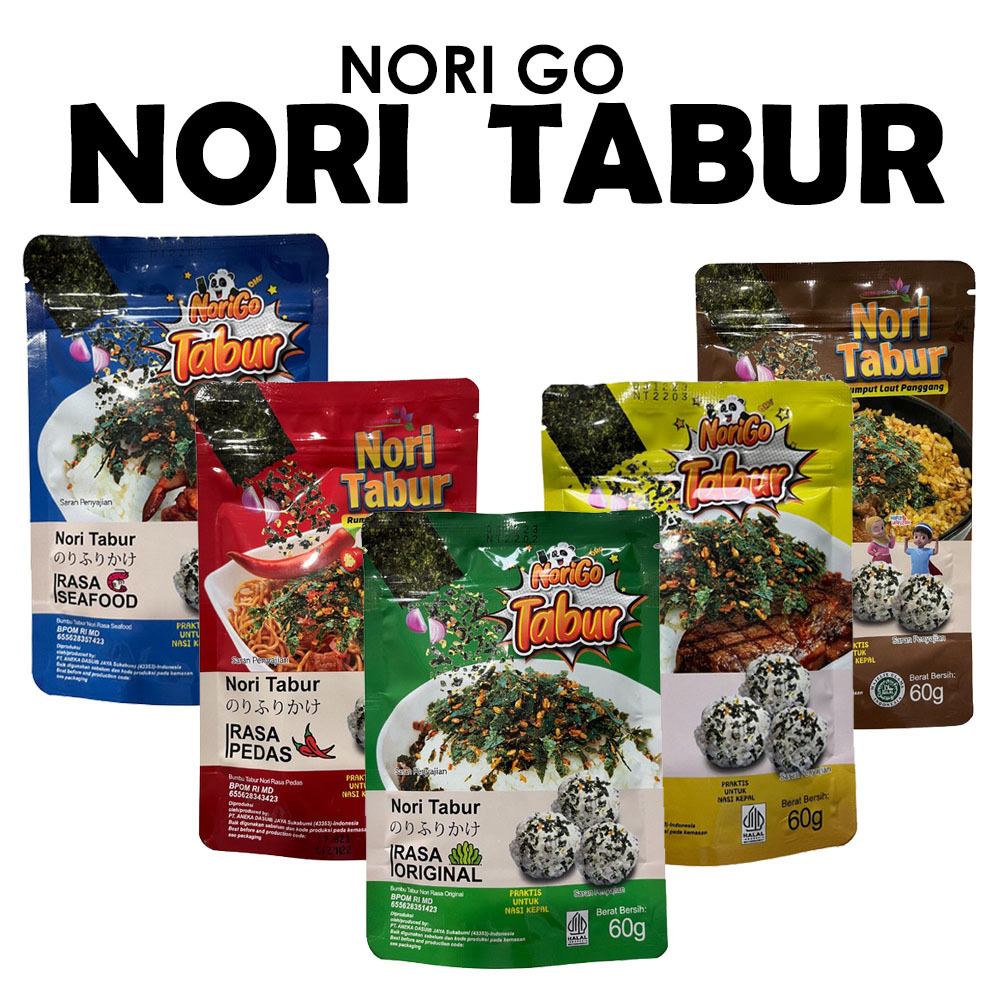 

NORIGO NORI TABUR RUMPUT LAUT PANGGANG 60gr