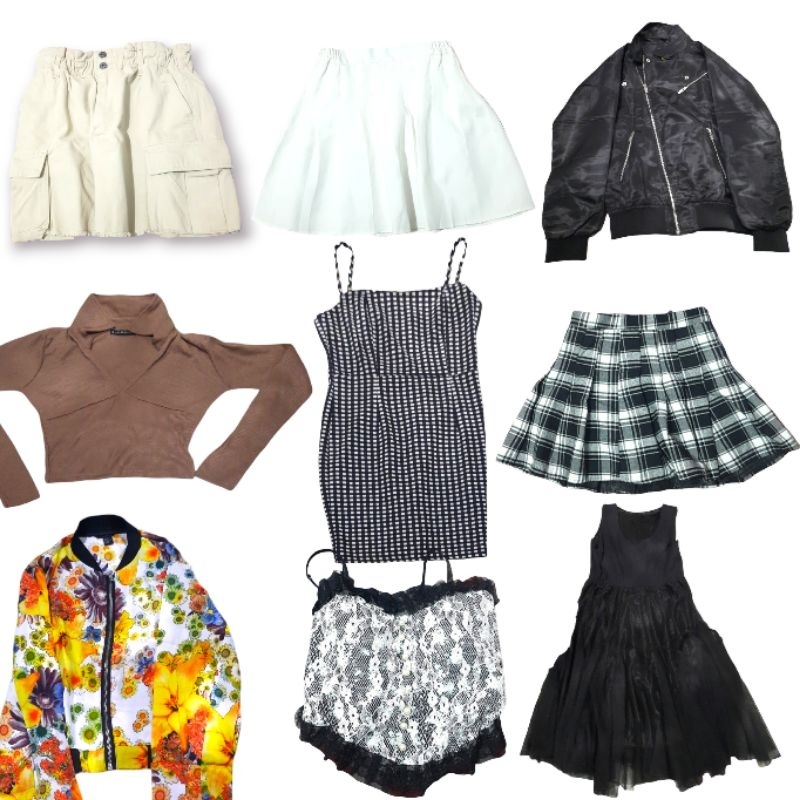 y2k preloved/new clothes gothic crop dress skirt coquette grunge punk cottagecore angel fairycore re