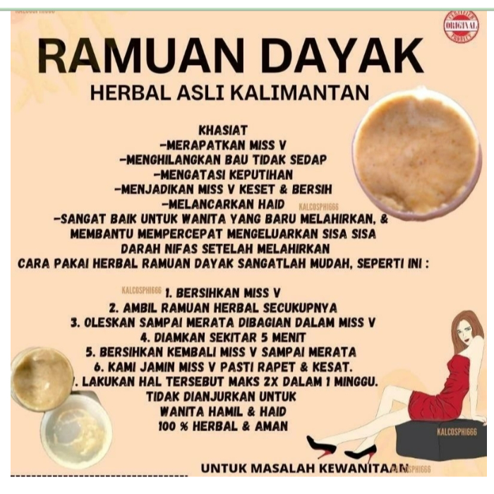 Ramuan Dayak Original Herbal Kalimantan