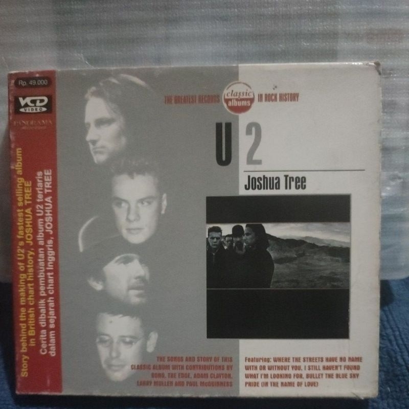 VCD U2 JOSHUA TREE