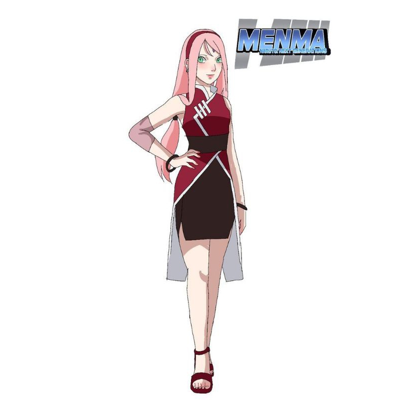 Sakura Fashion Vers. Naruto The Movie Costum Cosplay