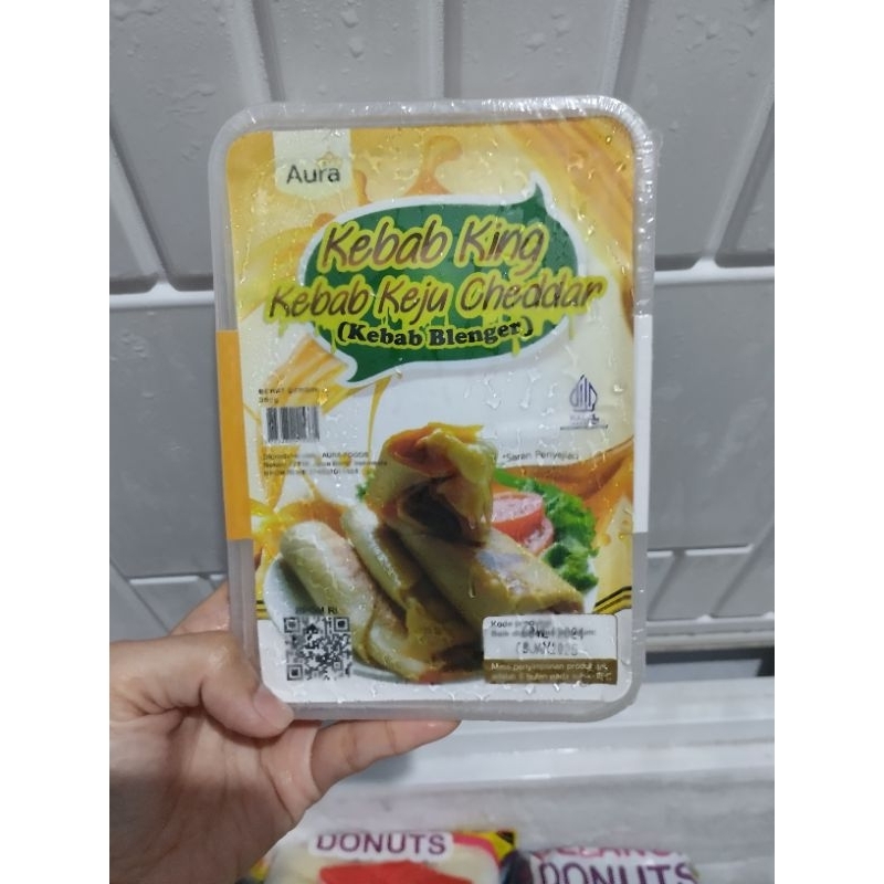 

Aura Kebab King Kebab Keju Cheddar ( Kebab Blenger) isi 8 uk 350gr