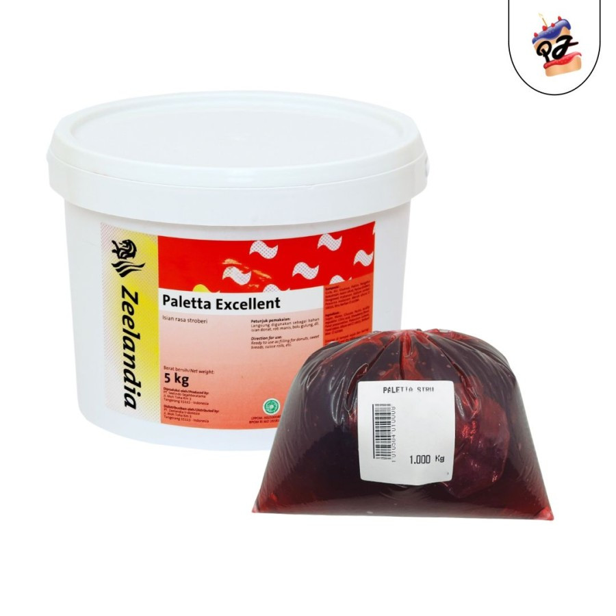 

SELAI GEL PALETTA STROBERI KEMASAN CURAH 1 KG