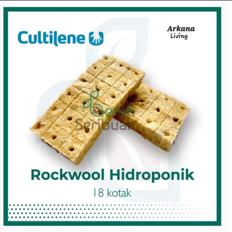 Rockwool Media Tanam Hidroponik