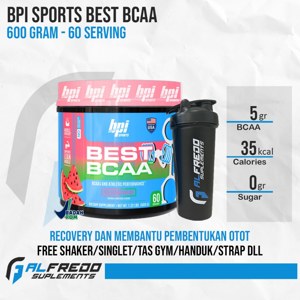 BPI BEST BCAA 60 Serving BCAA Powder BPOM