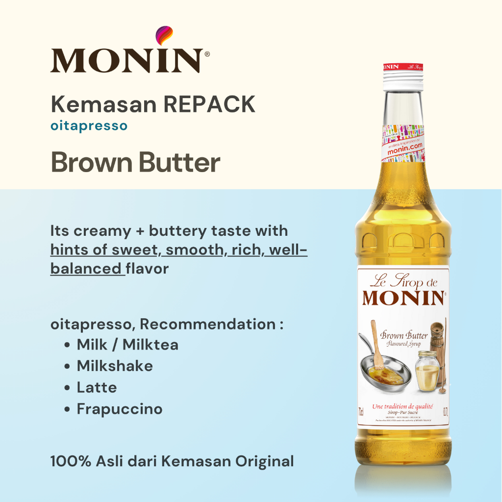 

REPACK - Monin Brown Butter Syrup [100] g