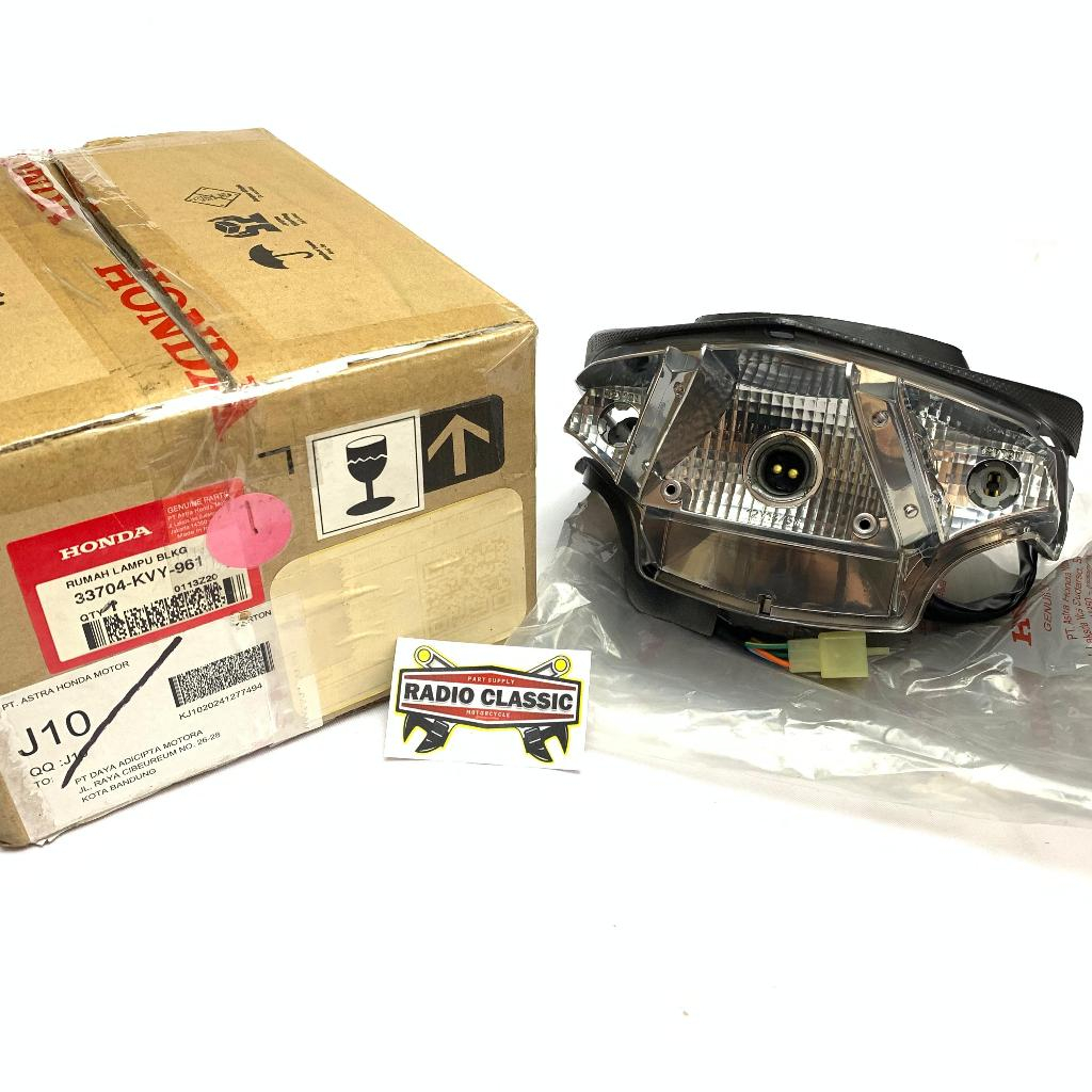 Rumah Lampu Belakang StopLamp Base Comp Taillight Honda BeAT Karburator Ori Ahm 33704KVY961