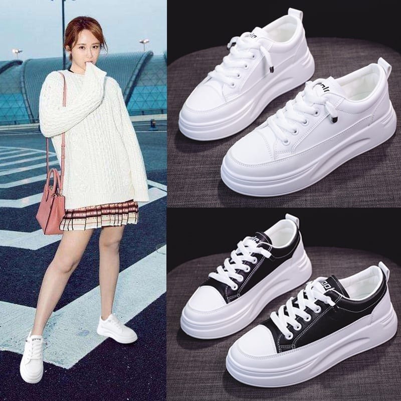 M3.STORE Sepatu Sneakers Wanita Korea Kasual Youngji Termurah/Sepatu Wanita Murah Terhits Kekinian