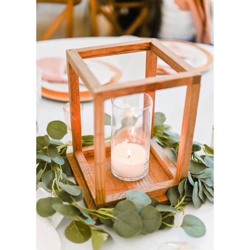 Dekorasi pesta lentera kayu