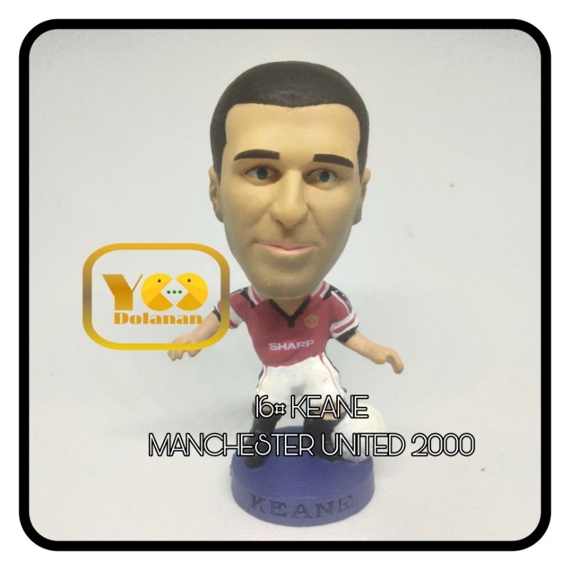16# KEANE - MANCHESTER UNITED 2000 CORINTHIAN PROSTARS FIGURE PEMAIN BOLA