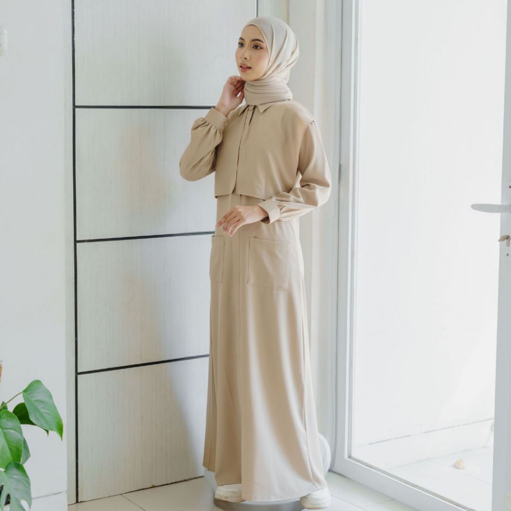 CAYLIN |  Ruby Dress | Dress Muslim Wanita (Ready Stock)