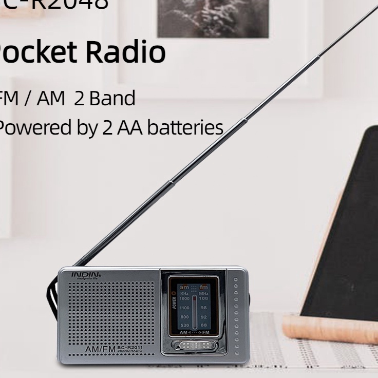 Advance Radio Pocket BCR248 Radio Stereo FM  AM Radio 2 Band Radio Mono Mini Poble