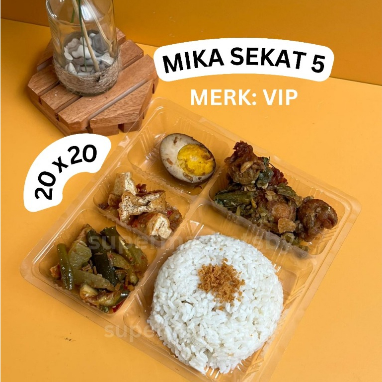 [ECER] MIKA SEKAT 4/ SEKAT 5/ SEKAT 7 / MIKA DUS NASI / MIKA WADAH NASI HAJATAN / MIKA NASI KOTAK / 