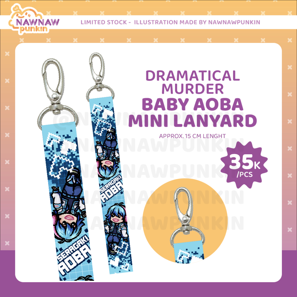 

[DMMD Fanmerch] "Baby Aoba" Mini Lanyard