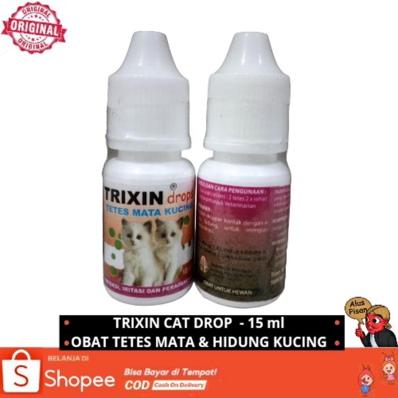 Trixin Cat - Obat Tetes Mata Untuk Kucing
