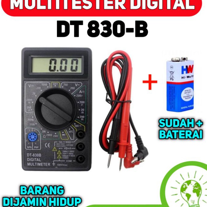 Pilihan MULTITESTER DIGITAL DT 83B Avometer  BATERAI