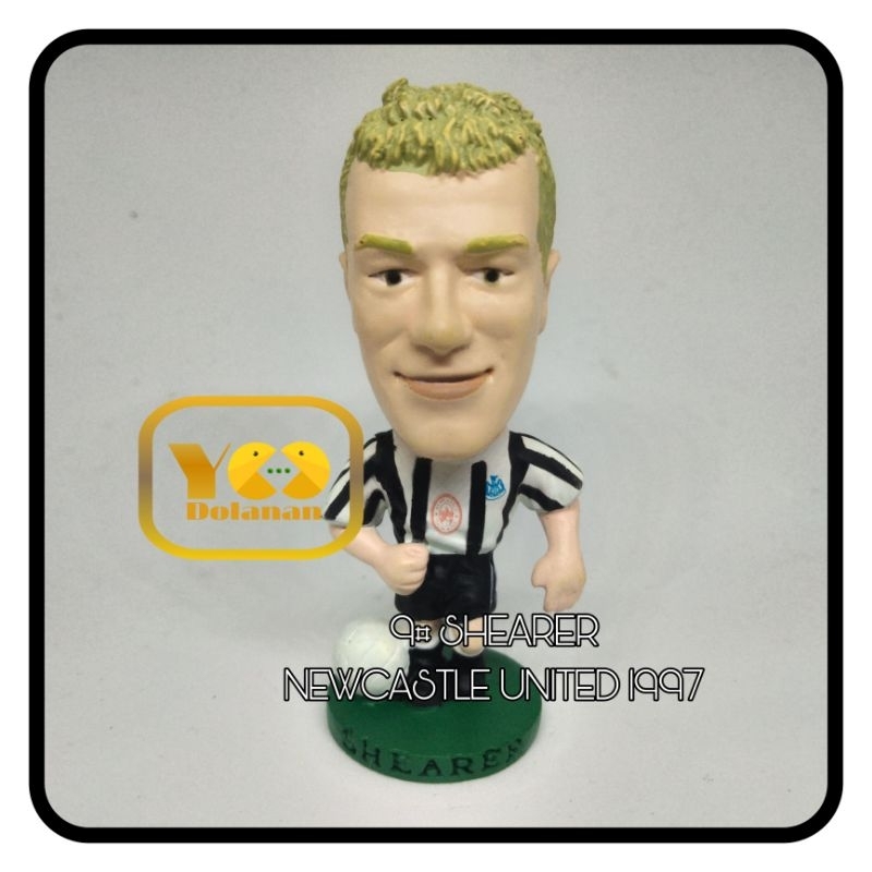 9# SHEARER - NEWCASTLE UNITED 1997 CORINTHIAN PROSTARS FIGURE PEMAIN BOLA