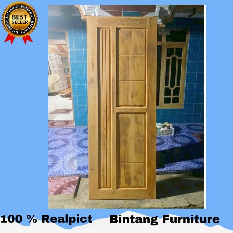 Daun Pintu Kayu Mahoni Pintu Utama Rumah Pintu Kamar Murah