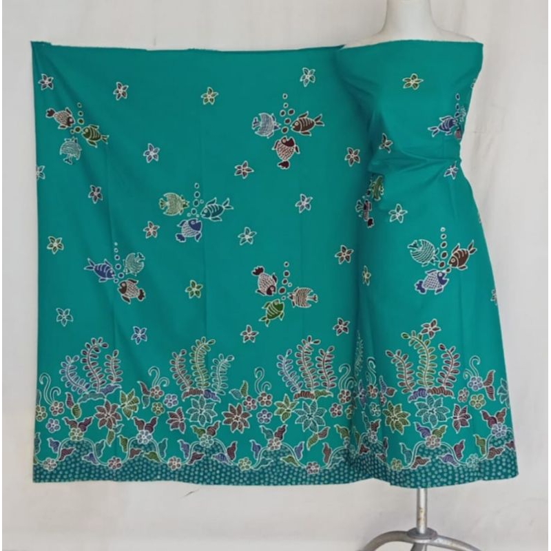 KAIN BATIK MOTIF IKAN | BATIK TULIS MADURA