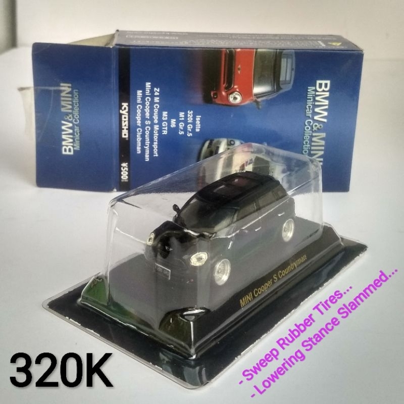 Diecast Mini Scale 64 Kyosho Mini Cooper S Countryman Custom