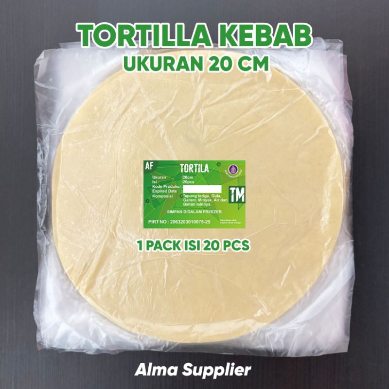 

Tortila Kebab / Kulit Kebab 20cm