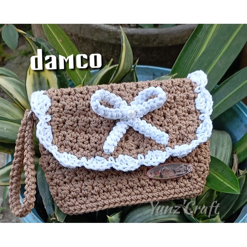 ready rajut dompet mini, dompet koin rajut, dompet wanita