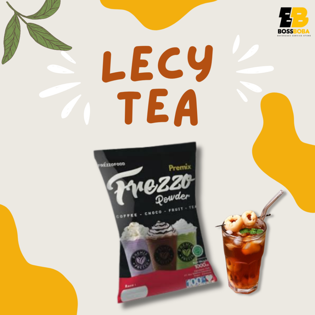 

Bubuk Minuman Rasa Lecy Tea Premix Frezzo Powder Drink 1kg/Minuman Kekinian Murah/Bossboba