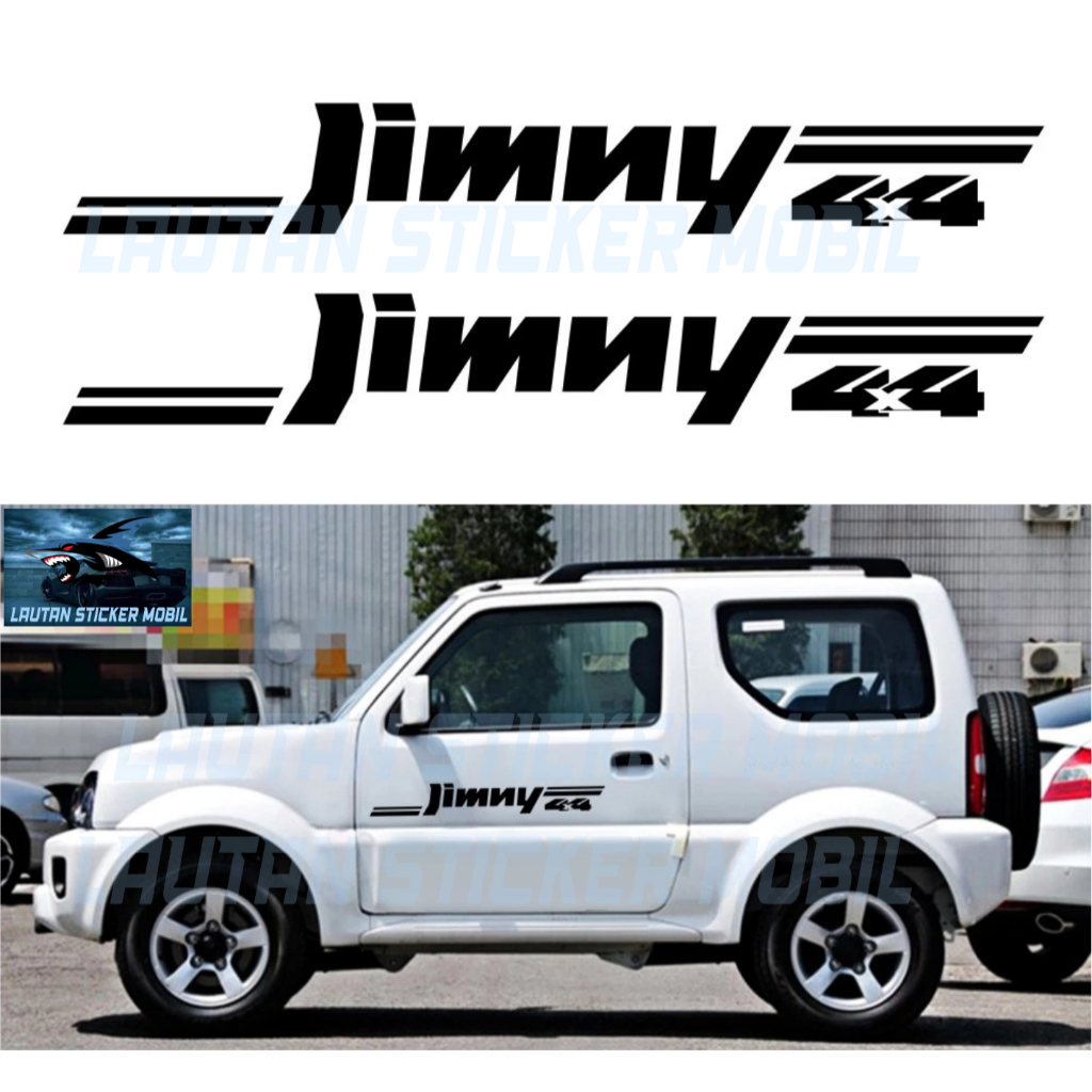 2pcs cutting sticker mobil jimny 4x4 stiker mobil suzuki jimny