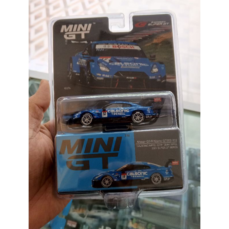 Mini GT Nissan GT R Nismo GT500 Calsonic Impul GTR (Blister)