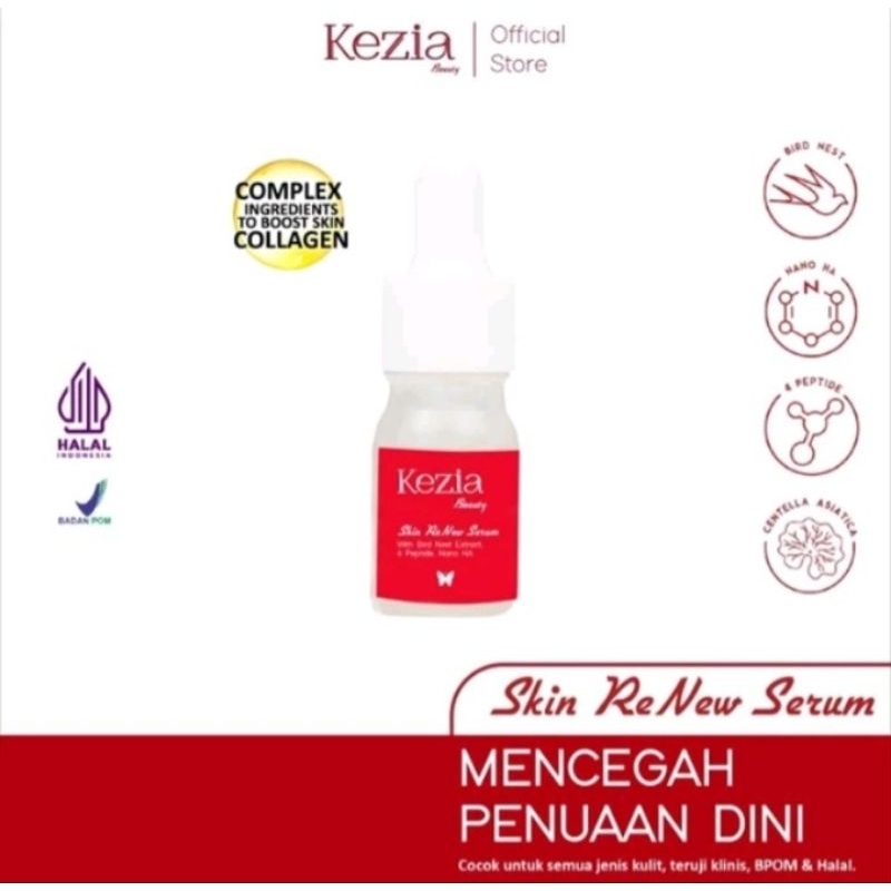 Kezia Skin ReNew Serum 10ML & 20 ML FREE GIFT MASK