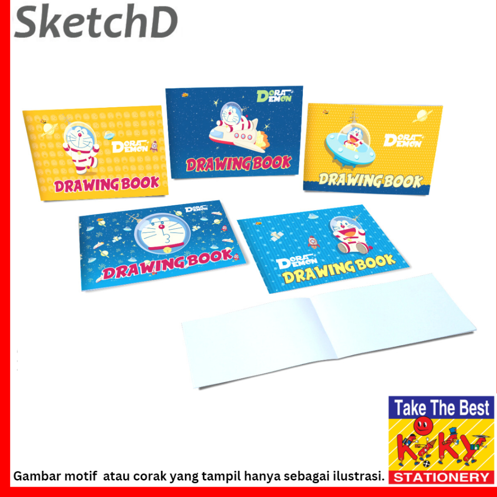 

Buku Gambar Kecil Kiky Drawing Book Kiky Small 18 x 26 cm Sketch Book