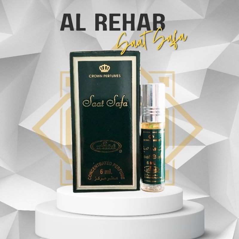 Parfum Al Rehab Saat Safa 6 ML Roll | Murni Bibit Parfum 100% Original | Parfume Tahan Lama