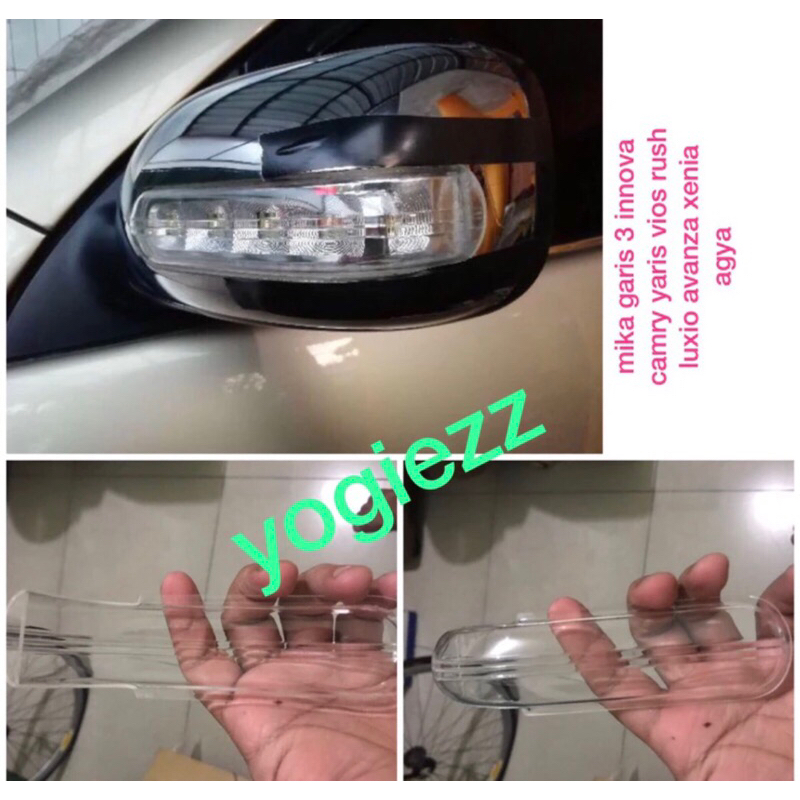 Mika sein rearview sign spion toyota avanza innova luxio fortuner yaris vios panther camry avanza ag