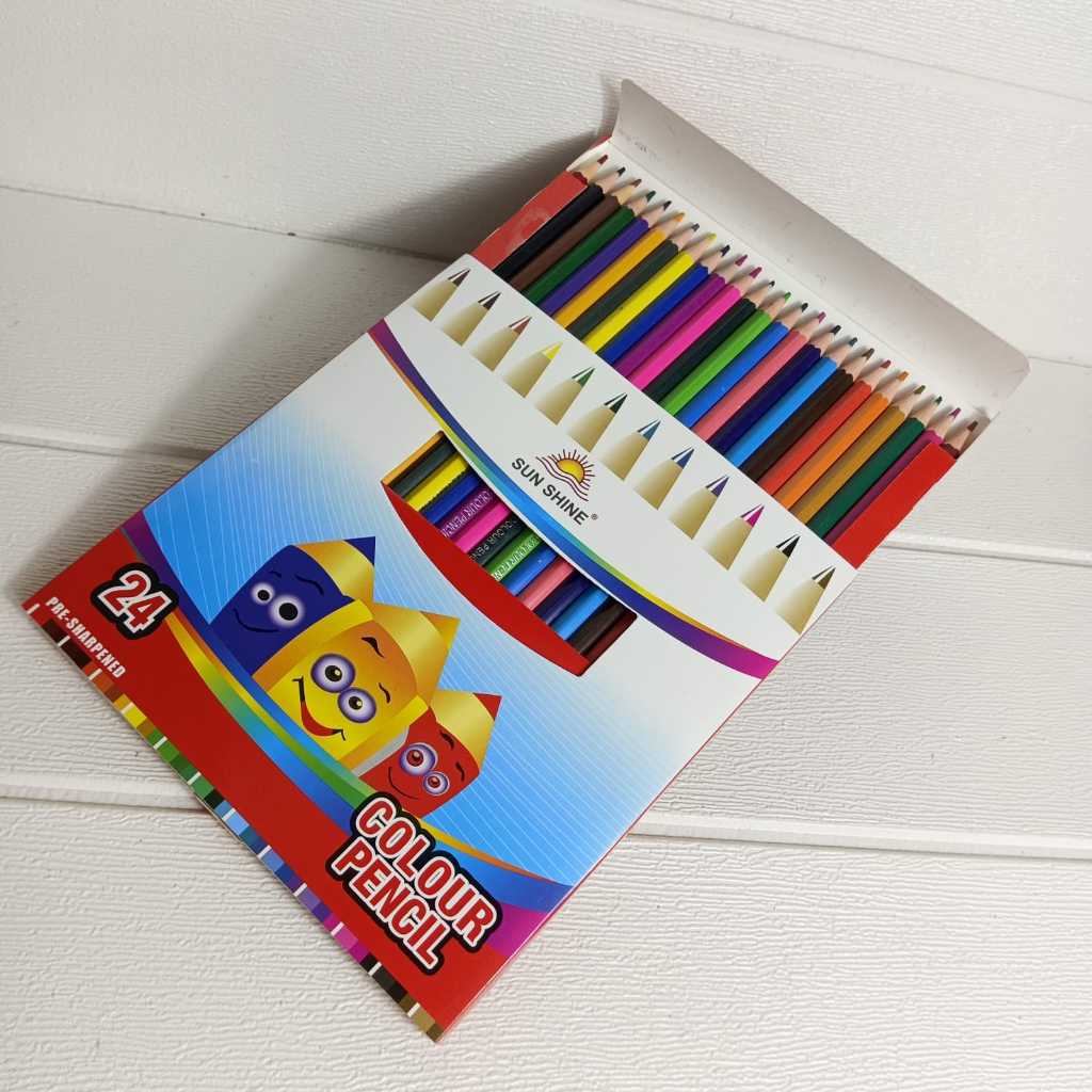 

Pensil warna Sun Shine 24 Warna Panjang