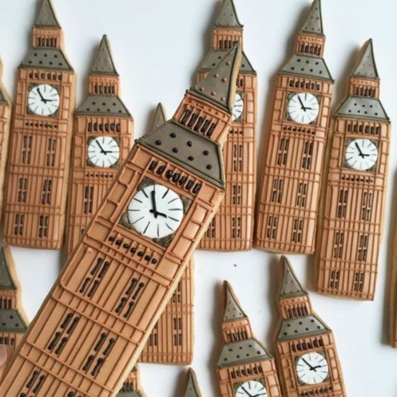 

IHANALICIOUS Butter cookies tema London Big Ben (kukis hias)