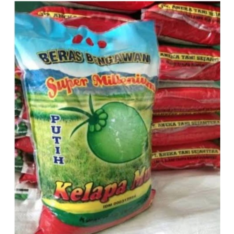 

Beras Kelapa Muda repack kemasan 1 kg polos