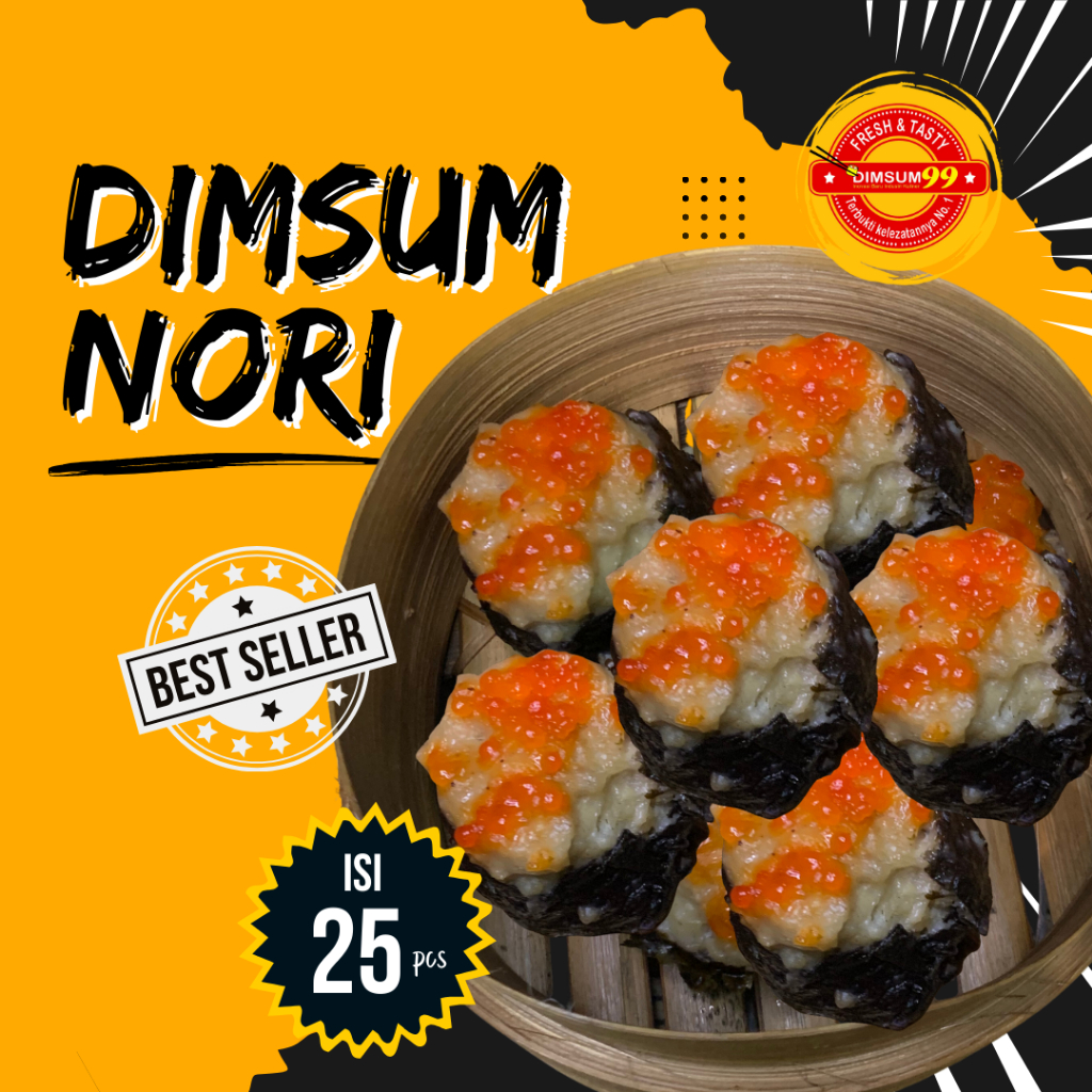 

Dimsum NORI isi 25 pcs GRATIS Saus Merah & Lada Hitam