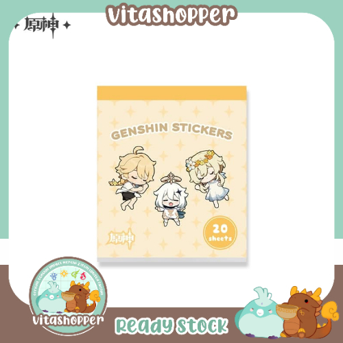 

[Ready Stock] - Genshin Impact Q Version Sticker Book (20 sheet)