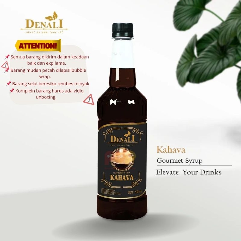 Denali Syrup Kahlua(Kahava) 750ml / Sirup Denali Kahlua (Kahava)