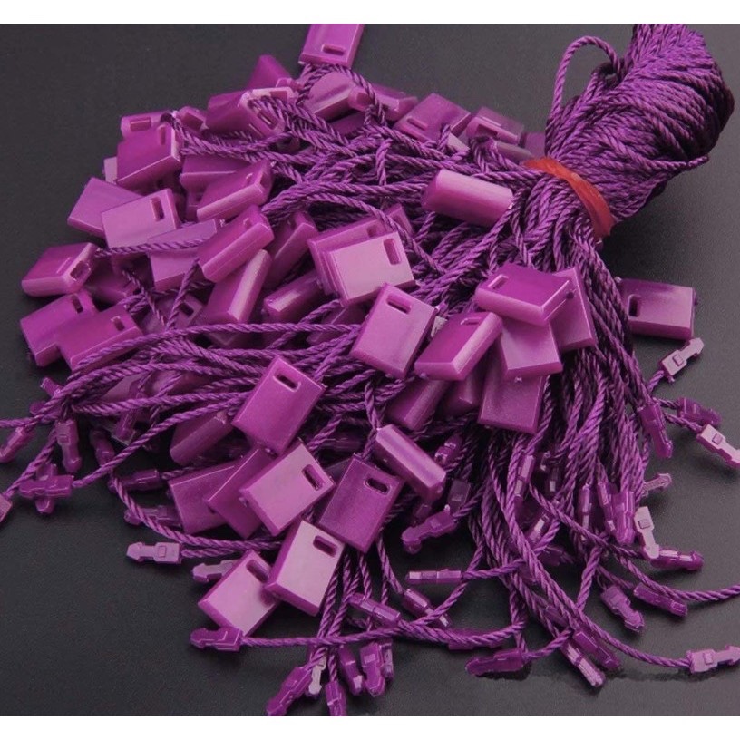 

TALI HANG TAG HANGTAG UNGU 100PCS