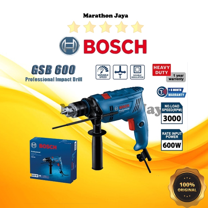 Mesin Bor beton Bosch 13 mm GSB 600 Bosch drill tembok