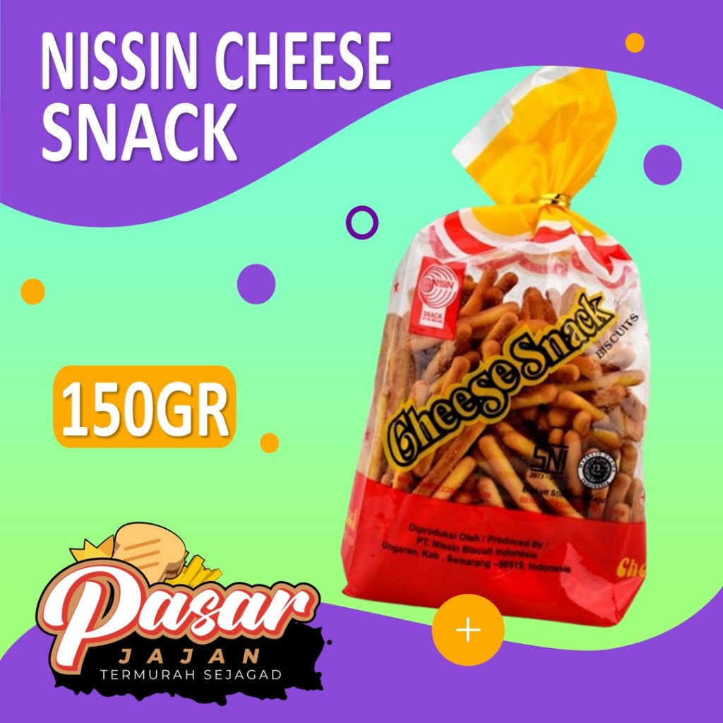 

Nissin Cheese Stick / Biskuit Keju ( 150gr )